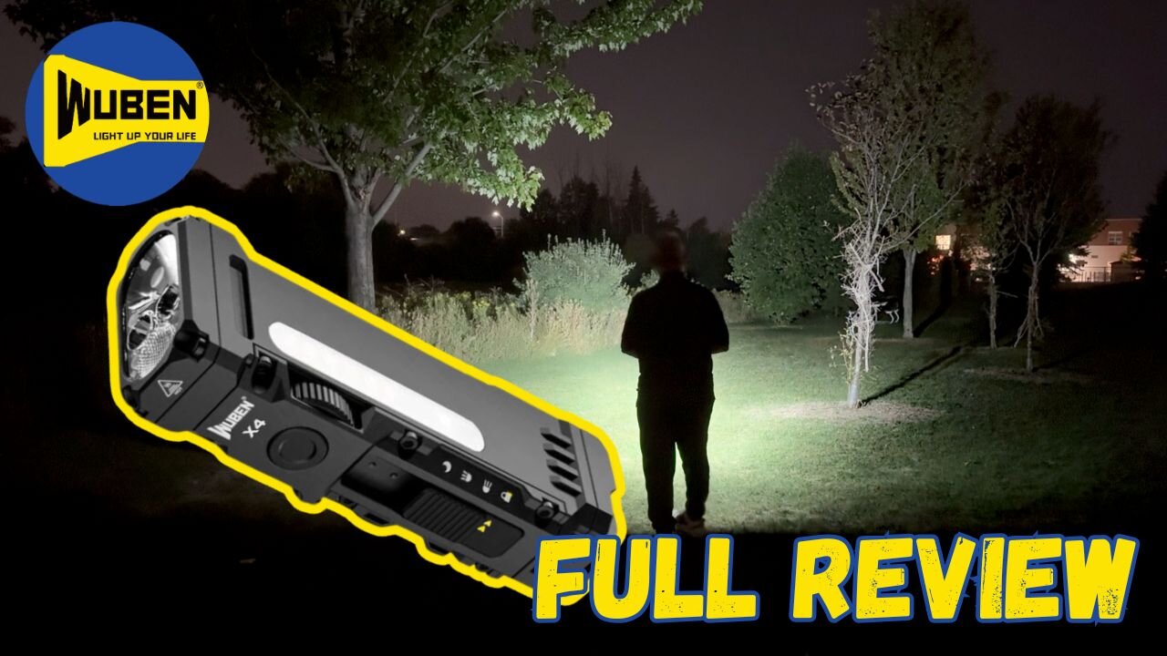 Wuben X4 Flashlight Review – Tiny Size, HUGE Power (1500 Lumens!)