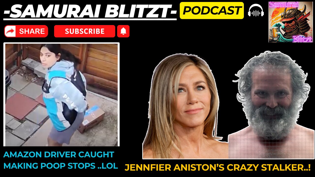 Episode 41- Jennifer Aniston Stalker, Amazon Poop Bandit on the Loose