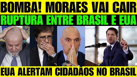🔥🚨 BOMBA! SANÇÃO DE TRUMP A MORAES PODE PROVOCAR RUPTURA ENTRE EUA E BRASIL!