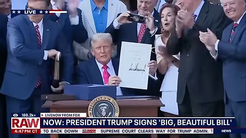 'Big, Beautiful Bill': President Trump signs bill during White House 4th of July event