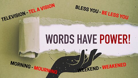 Words are Spells 👀⚠️
