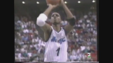 Penny Hardaway 8 Points 5 Ast Vs. Bulls, 1994-95.