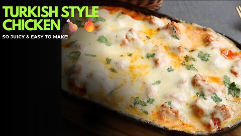 Authentic Turkish Style Chicken Recipe 🍗 | Juicy, Flavorful & Easy to Make | Street Food Style