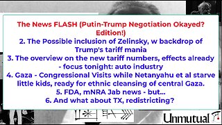 Liberty Conspiracy LIVE 8-7-25 TrumPutin? Israel-US Ethnic Erasure of Gaza, Tariffs, FDA mRNA