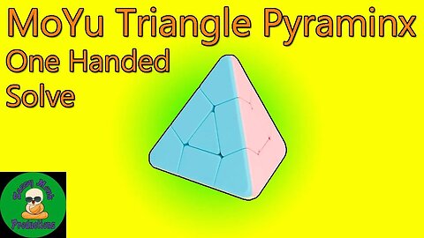 MoYu Triangle Pyraminx One Handed Solve