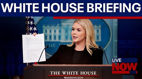 News: White House press briefing with Karoline Leavitt, Jerome Powell Fed update, ceasfire talks