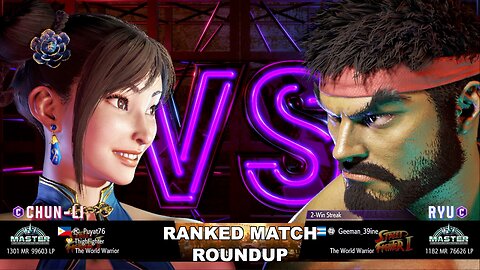 Kuya Kalbo SF6 Ranked Roundup. Chun Li Master Rank [Hori Fight Stick]
