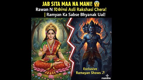 JAB SITA MAA NA MANI! 😱 Raavan Ne Dikhaya Asli Rakshasi Chehra! | Ramayan Ka Sabse Bhayanak Pal!