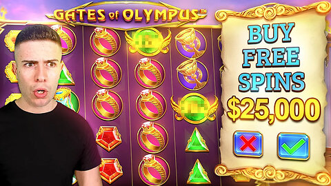 $25,000 GATES OF OLYMPUS BONUS BUY 🔥 HIGH ROLL SPINS