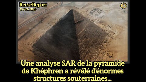 Une analyse SAR de la pyramide de Khéphren a révélé d'énormes structures souterraines.