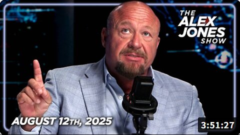 FULL TUESDAY SHOW 8/12/25 — Alex Jones Answers The Question: Is President Trump Preparing To Plunge America Into Martial Law?! NATO/EU Join Zelensky In A Pledge To Block Trump's Ukraine War Peace Deal! PLUS, New Studies Prove The COVID mRNA Shots T