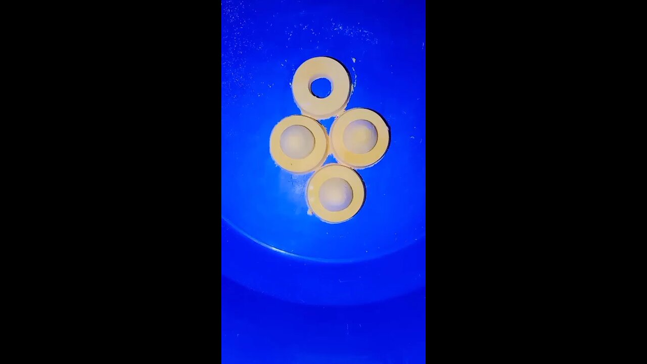 ASMR baking soda curshy satisfied yellow 💛