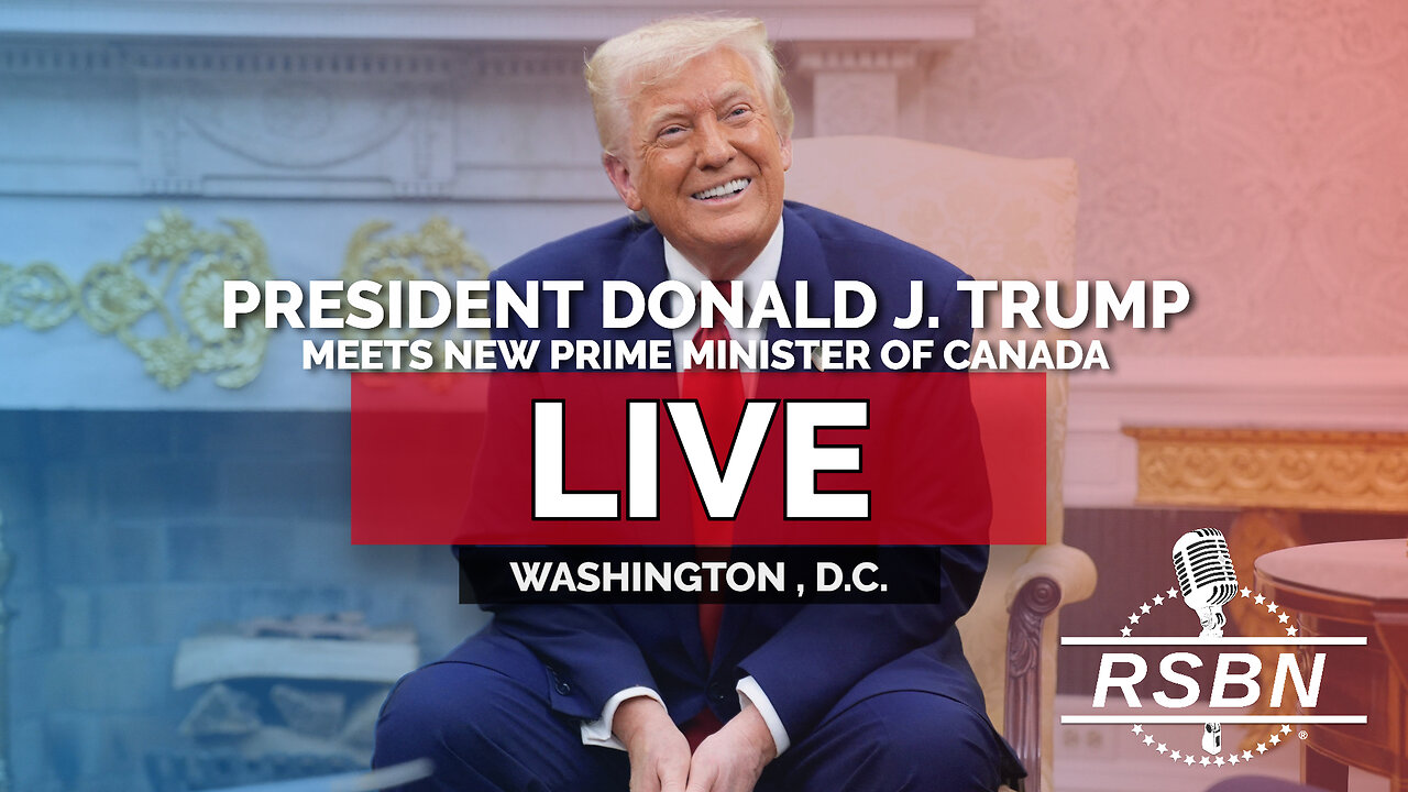 L​IVE REPLAY: President Trump Meets New Prime Minister of Canada - 5/6/25