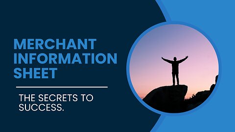 Merchant Information Sheet