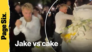 Professional boxer Jake Paul takes on his newest opponent at brother Logan's wedding