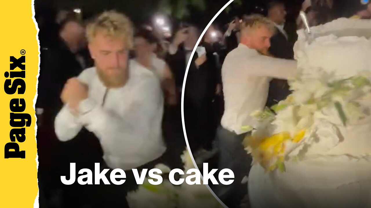Professional boxer Jake Paul takes on his newest opponent at brother Logan's wedding
