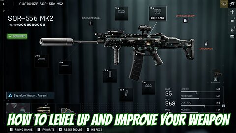 HOW TO LEVEL UP AND IMPROVE YOUR WEAPON | BATTLEFIELD 6 | TUTORIAL