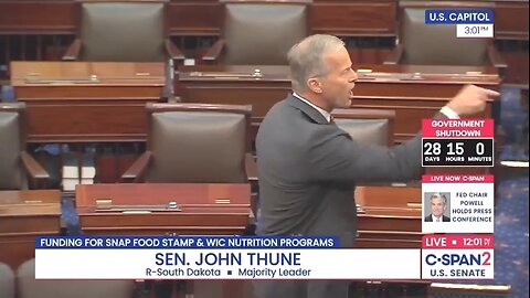 Sen John Thune GOES OFF On Democrats For Their Shutdown
