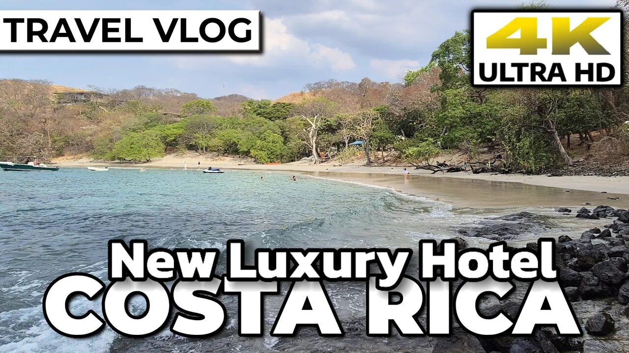🏖️ [4K] New Luxury Hotel In Costa Rica || Waldorf Astoria & Playa Penca Tour #travel #travelvlog