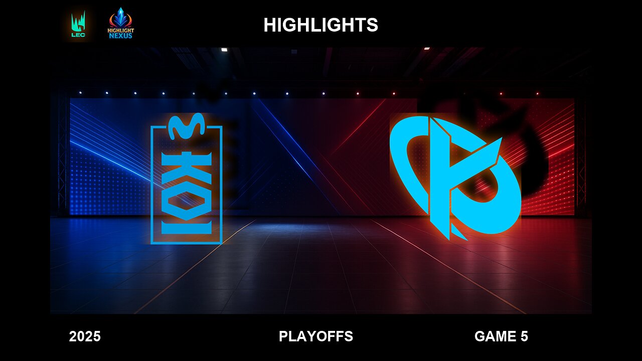 MKOI vs KC Game 5 Highlights - LEC Spring Playoffs 2025 - Movistar KOI vs Karmine Corp