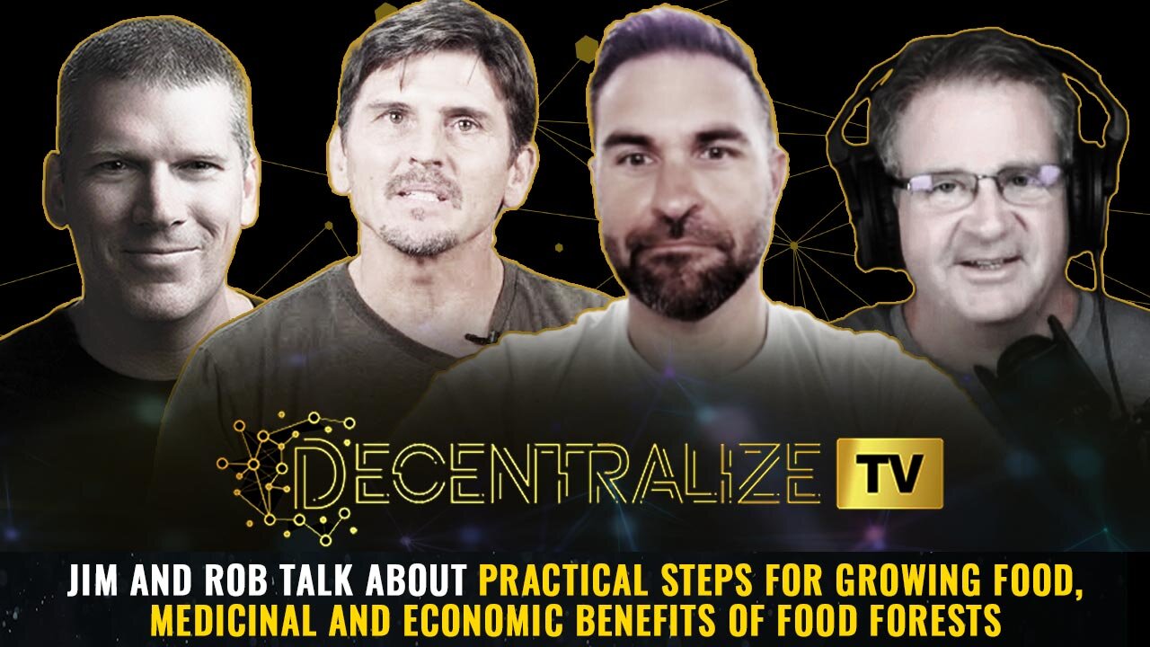 Jim and Rob talk about Practical Steps for Growing Food, Medicinal and Economic Benefits...
