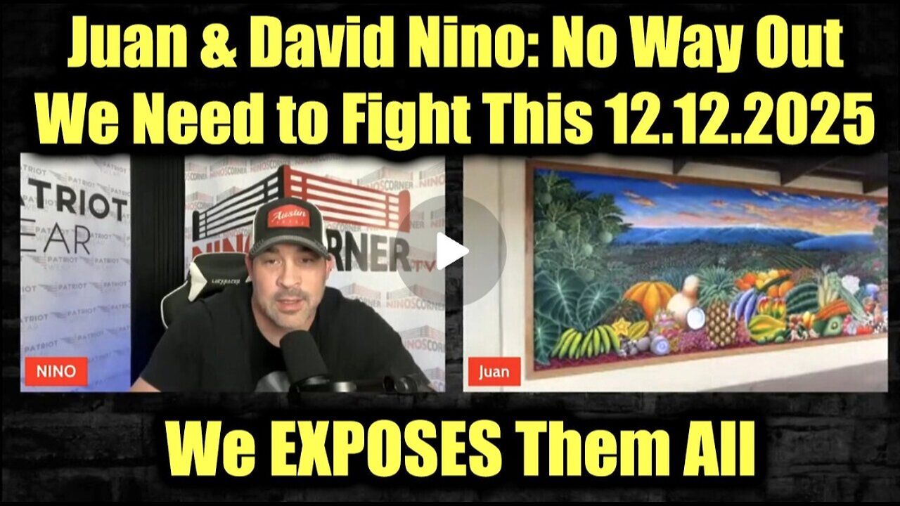 Juan & David Nino: No Way Out 12.12.2025