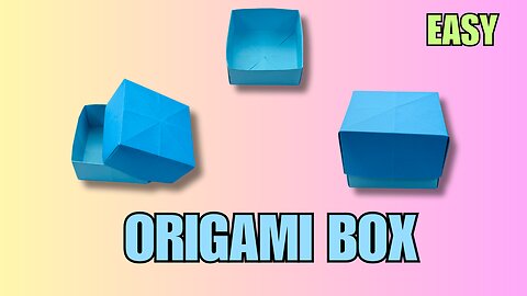 How to Make an Origami Box 📦 | Easy Origami Box Tutorial Step By Step