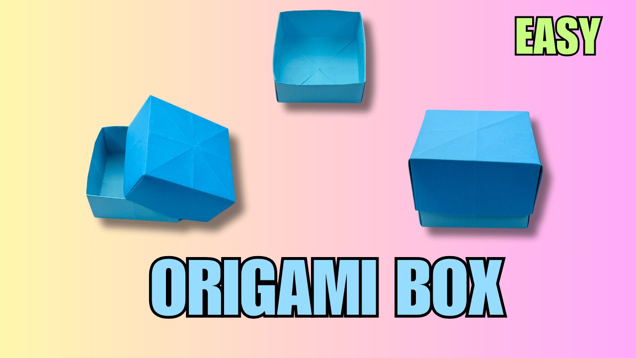 How to Make an Origami Box 📦 | Easy Origami Box Tutorial Step By Step