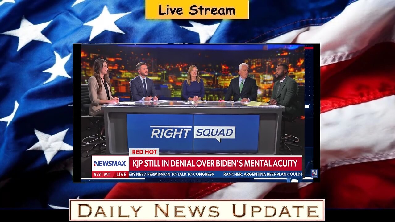 x507c: Newsmax - KJP still claims Biden was mentally fit | The Right Squad