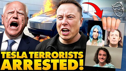 DOJ Charges Libs with 20 YEARS in PRISON for Tesla Terrorism, Elon Musk Publicly HUMILIATES Tim Walz