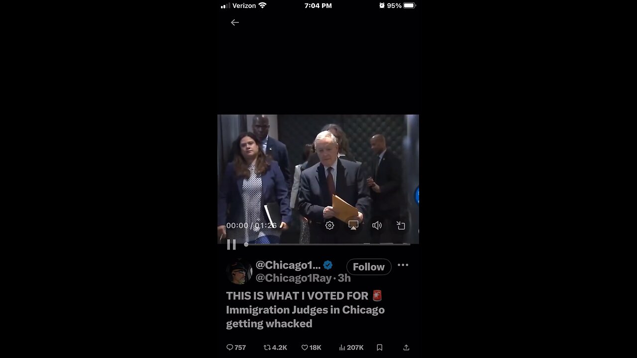 THIS IS WHAT I VOTED FOR 🚨 Immigration Judges in Chicago getting whacked The first Judge