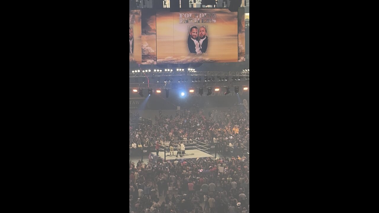 AEW All In:Texas The Young Bucks Entrance Globe Life Field Arlington TX