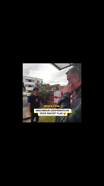 He claims my flag is offensive! 😡