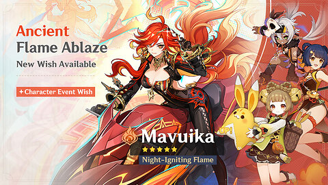 Genshin Impact Version 5.7 A Space and Time for You Phase II Banner Gameplay Mavuika,Emilie