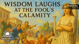 Morning Manna - May 29, 2025 - Proverbs 1:26-33 - Wisdom Laughs at the Fool's Calamity