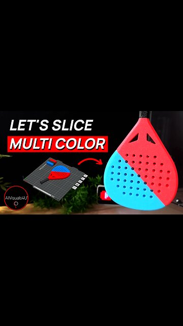 🎭 How To Color 3D Prints - Bambu Studio Color Painting - Bambu Studio Multicolor | #Shorts