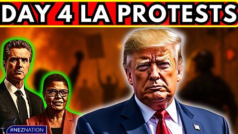 🚨LIVE: Thousands Return to Downtown LA for FOURTH DAY of ANTI-ICE PROTESTS