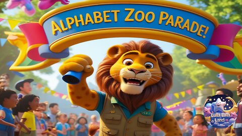 Alphabet Zoo Parade 🐾 | Learn ABCs with Fun Animal Friends! 🎵 3D Animated Nursery Rhyme for Kids