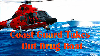Coast Guard Helicopter Fires Warning Shots at Drug Smuggling Vessel Off Venezuela