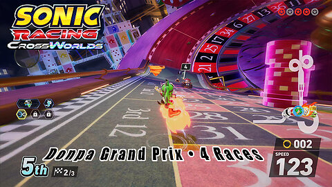 PS5 • Sonic Racing CrossWorlds – Donpa Grand Prix, 4 Races • Jet – TYPE-S lota #sonic #sonicracing