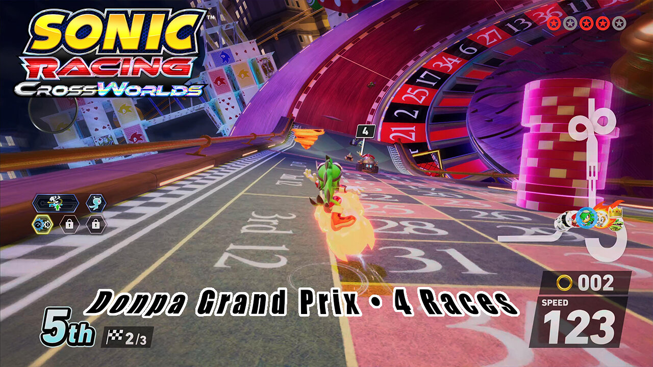 PS5 • Sonic Racing CrossWorlds – Donpa Grand Prix, 4 Races • Jet – TYPE-S lota #sonic #sonicracing