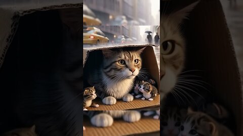 Kitten in a box.