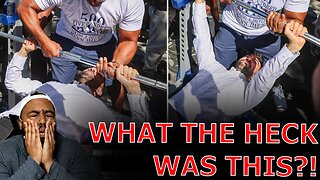 Radical Socialist HUMILIATES HIMSELF After FAILING Bench Press Challenge During Men's Day Event!