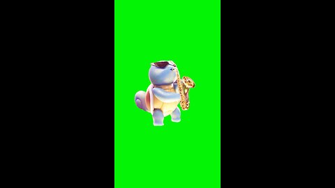 Squirtle Saxophone | Green Screen #squirtle #pokemon #saxophone #saxophone🎷 #meme #memecut #fyp