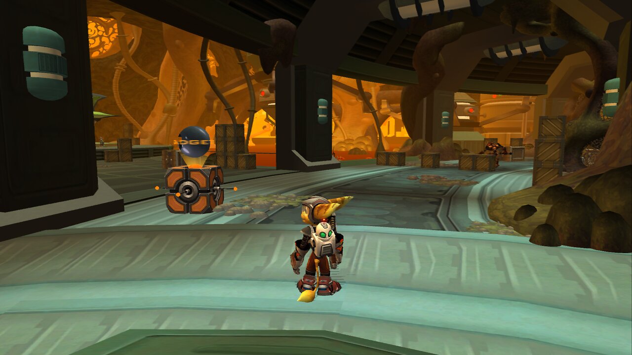 Ratchet and Clank 3 Zeldrin Starport.