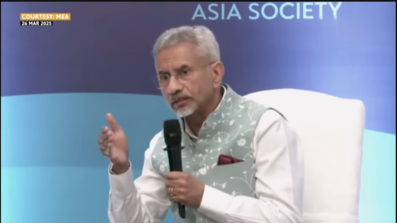 Jaishankar Explains In Detail EXACTLY How Trump's Tariffs & Policies Are Churning The Global Order