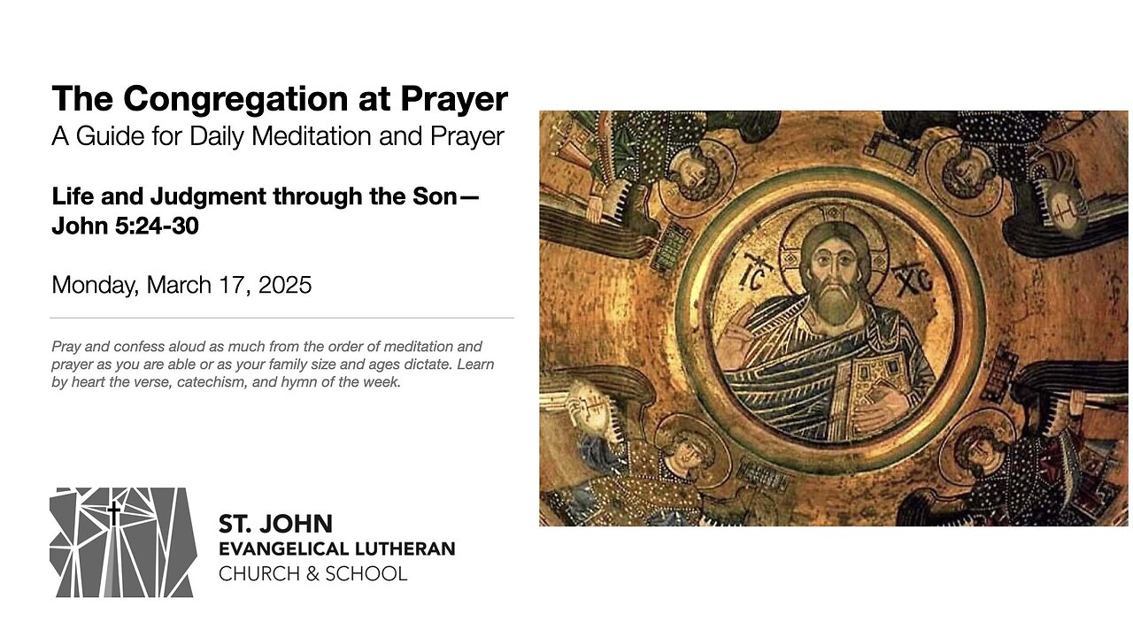 Life and Judgment through the Son—John 5:24-30
