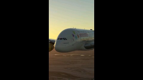 Airbus A380 The Emirates Airlines ✈️#aircrafts #airplane #aviation #a380#emiratesairlines