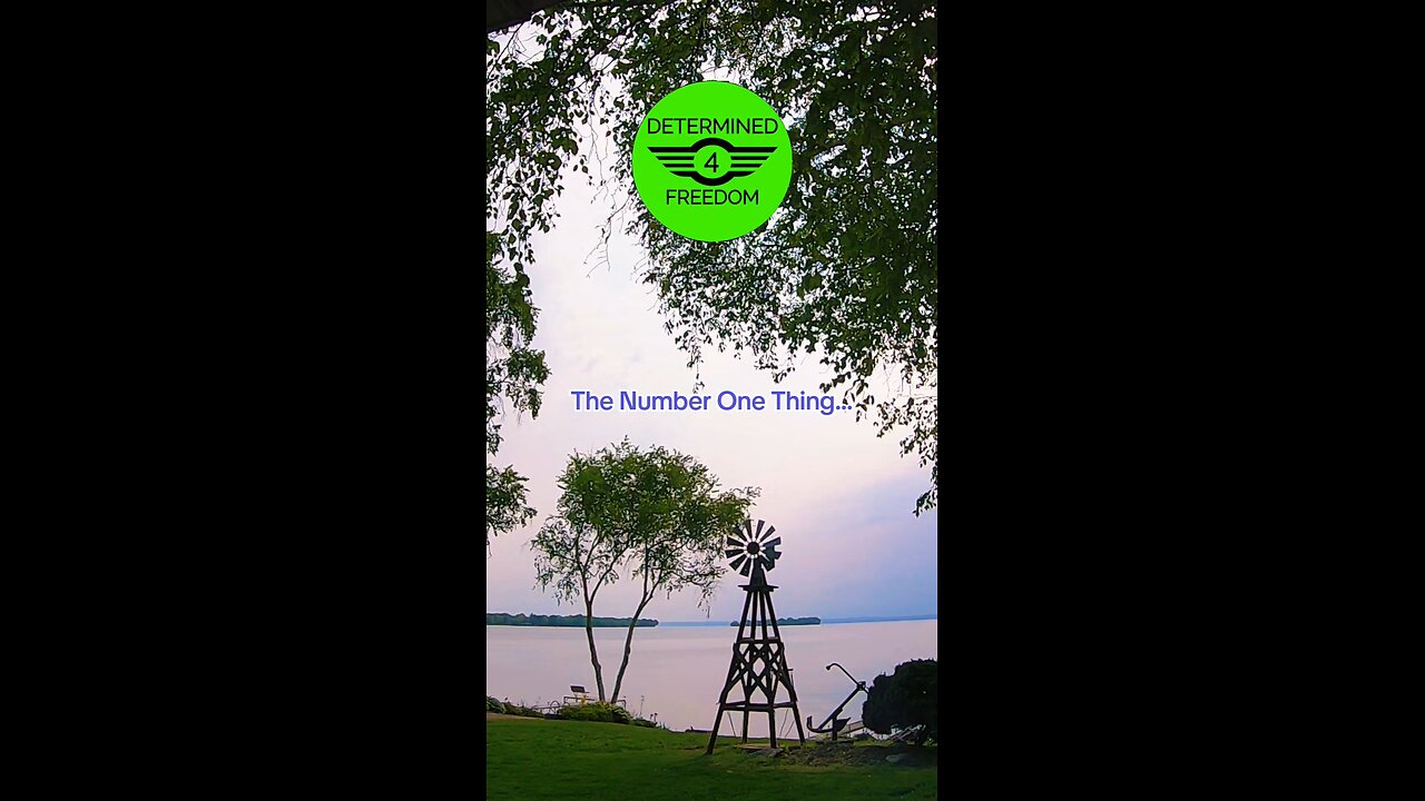 The Number One Thing...