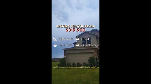 Schedule a Tour at the Newly Built Hanna Floorplan